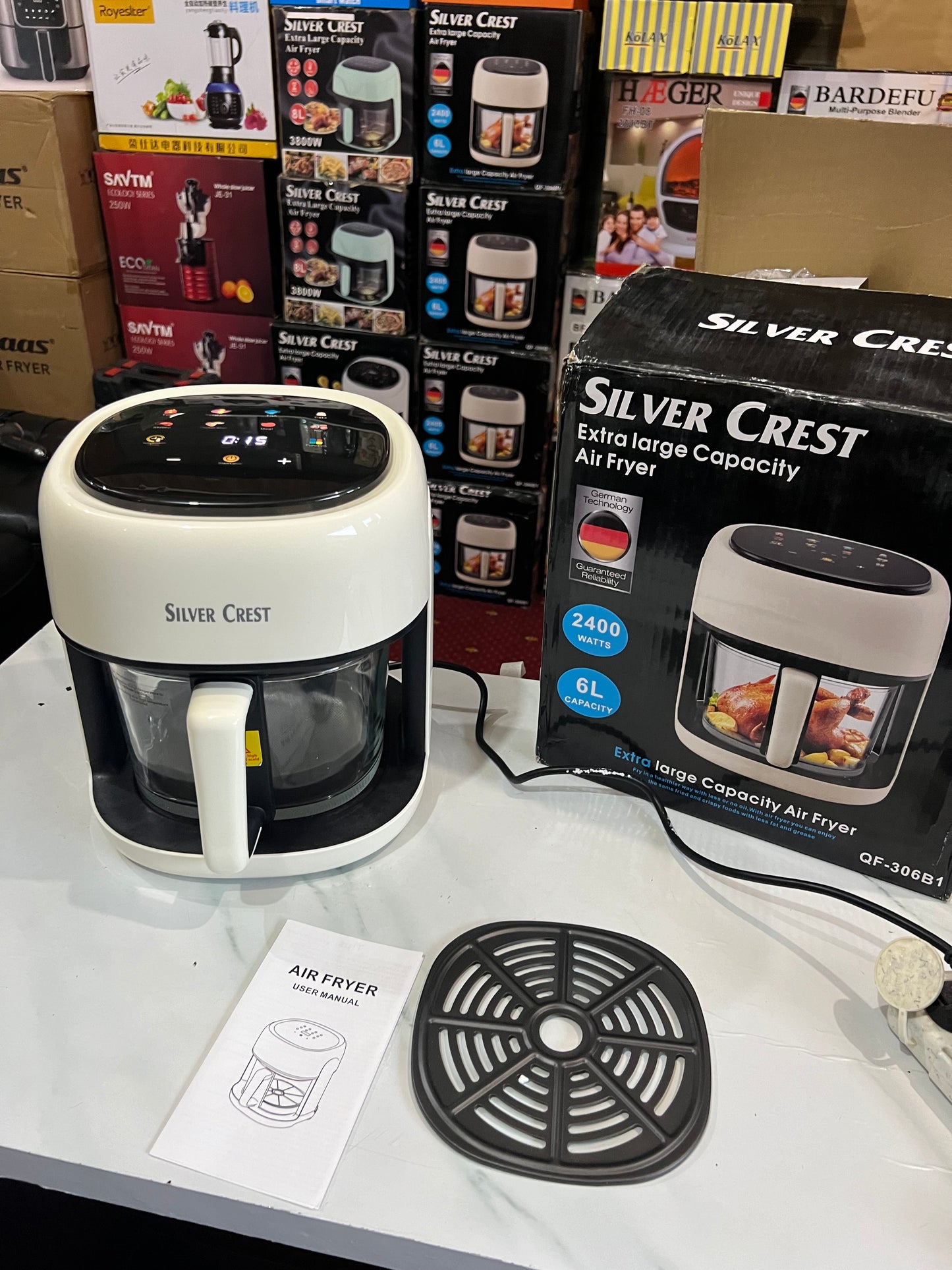 GERMAN LOTT IMPORTED HIGH QUALITY AIRFRYER 6 Liter Capacity NEW MODEL