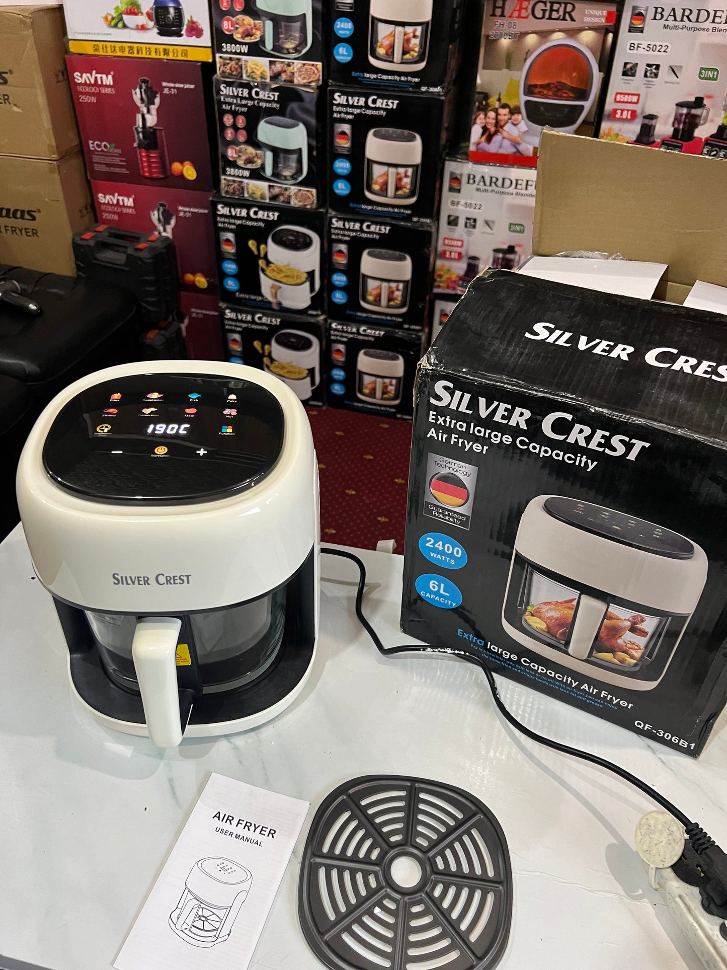 GERMAN LOTT IMPORTED HIGH QUALITY AIRFRYER 6 Liter Capacity NEW MODEL