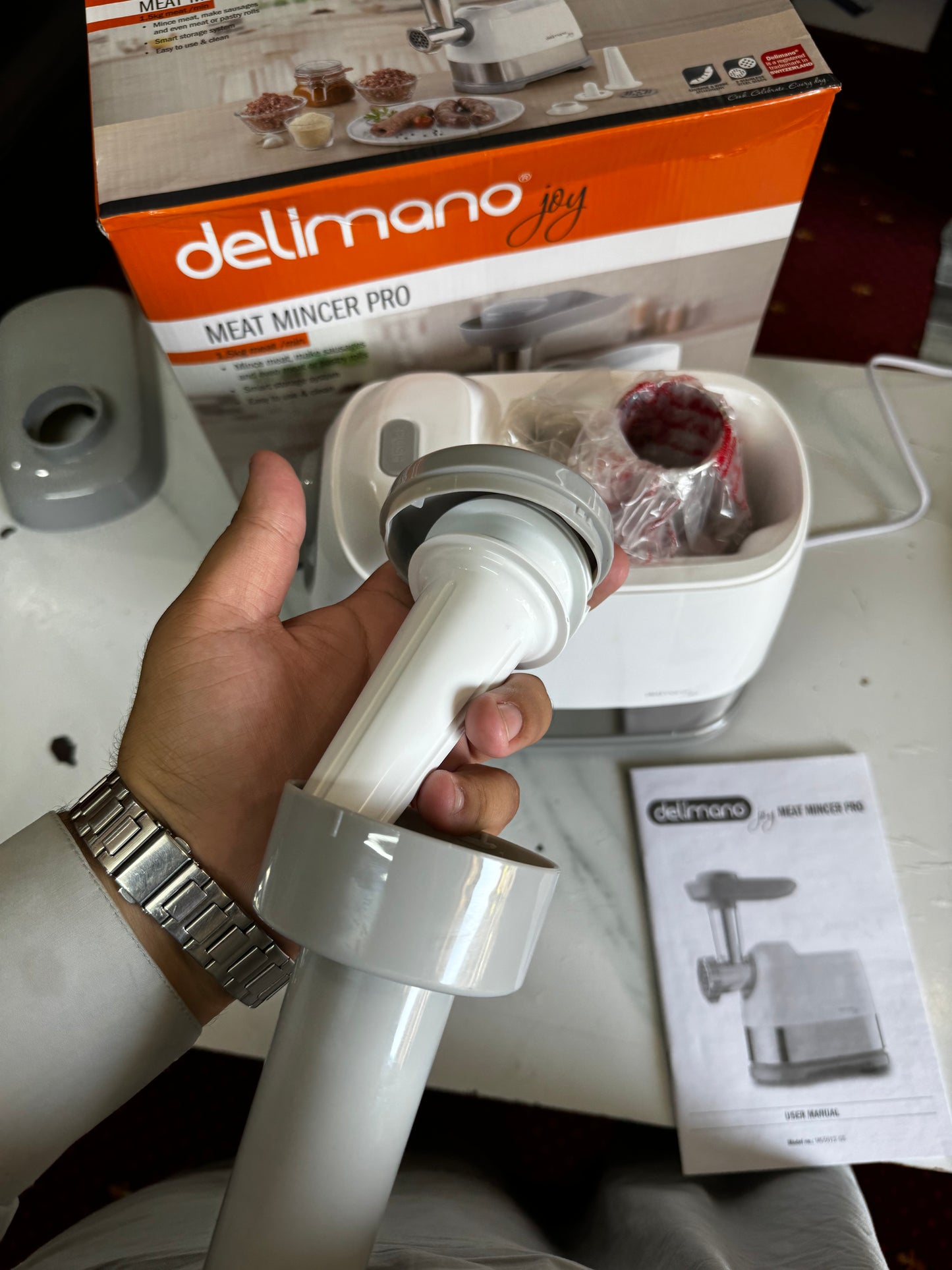 Orginal Delimano Switzerland Brand . Meat mincer . Meat Grinder