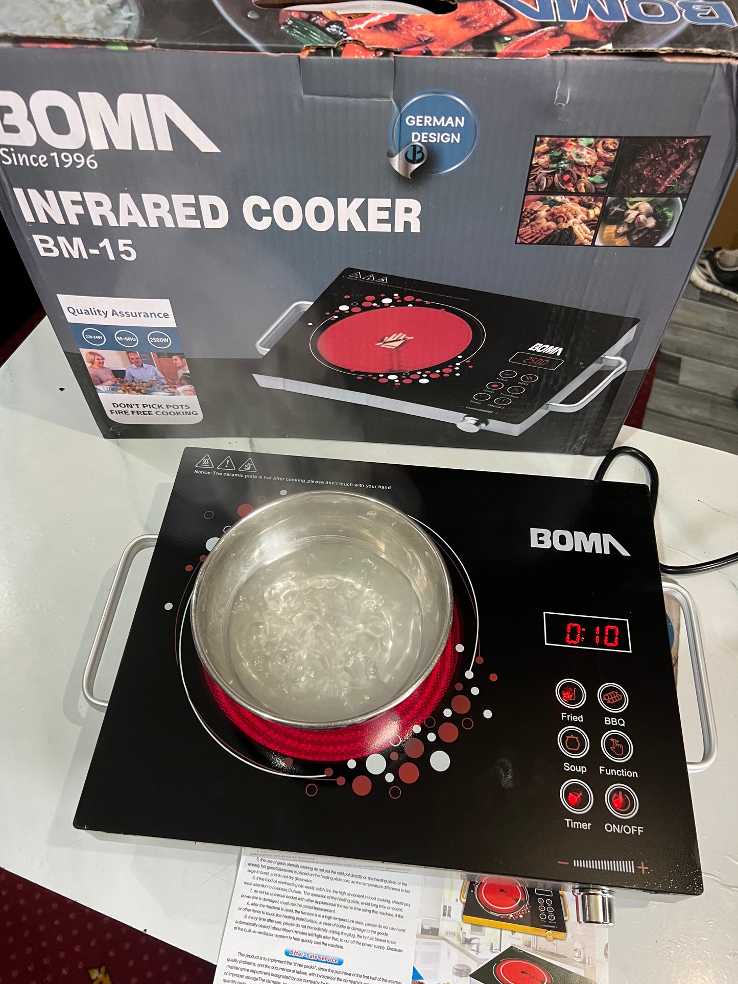 BOMA GERMAN LOTT UNIVERSAL INFRARED COOKER HIGH QUALITY Electric Stove hot plate