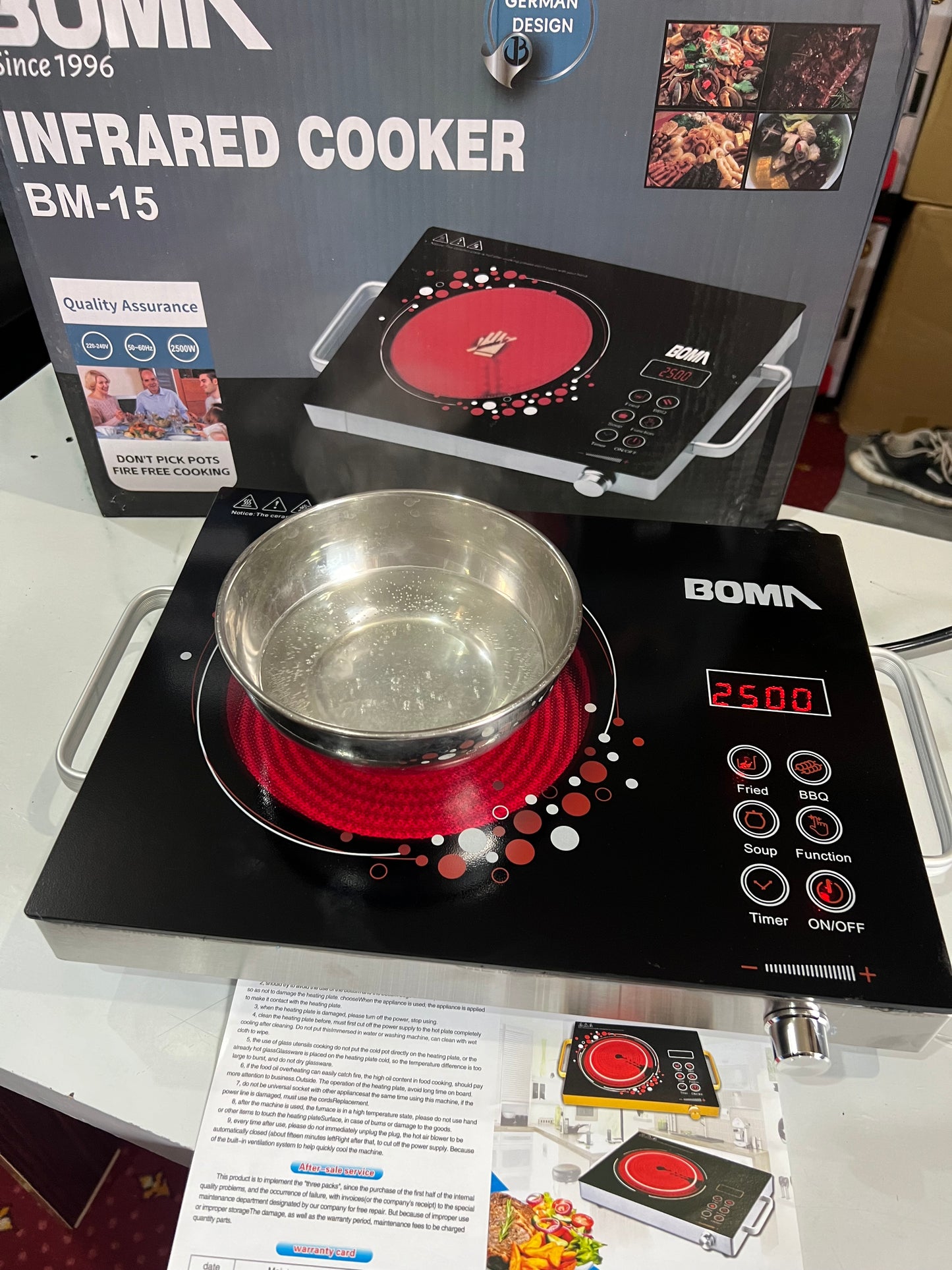 BOMA GERMAN LOTT UNIVERSAL INFRARED COOKER HIGH QUALITY Electric Stove hot plate