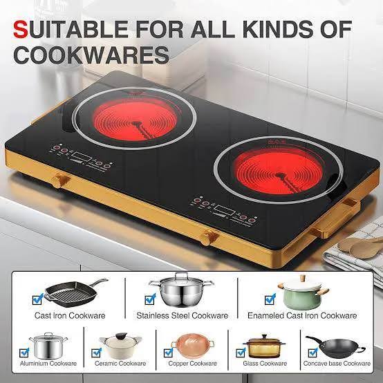 RAF Double Electric stove Hot plate . 3500 watt each infrared cooker
