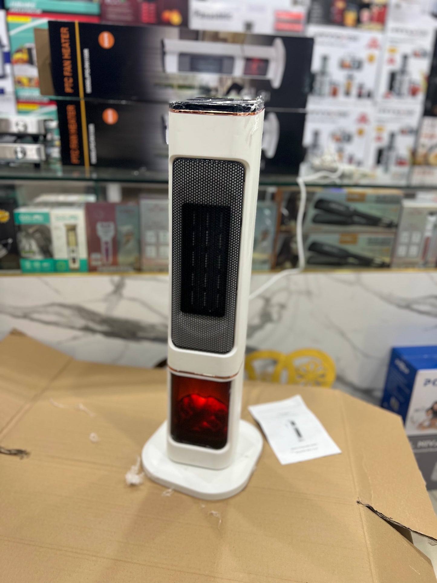Lott imported Ceramic Heater . Flame design . High Quality 2000W
