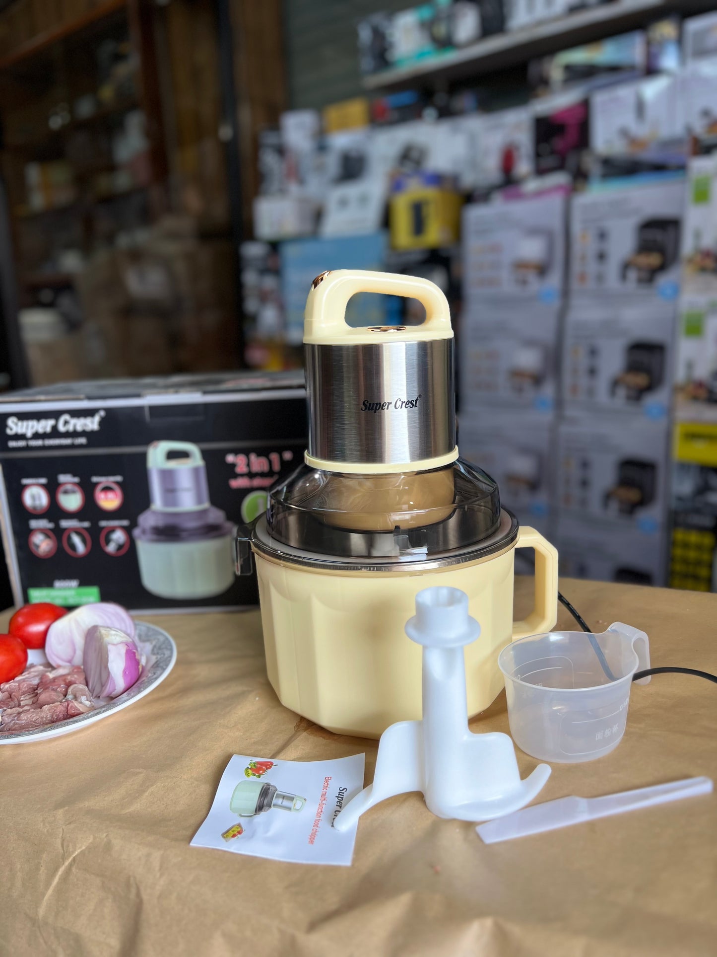 Super Crest Lott imported 2 in 1 Chopper + Stand Mixer