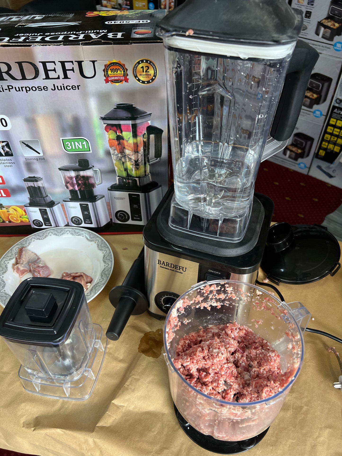 Bardefu German Lott imported 3 in 1 Juicer Blender