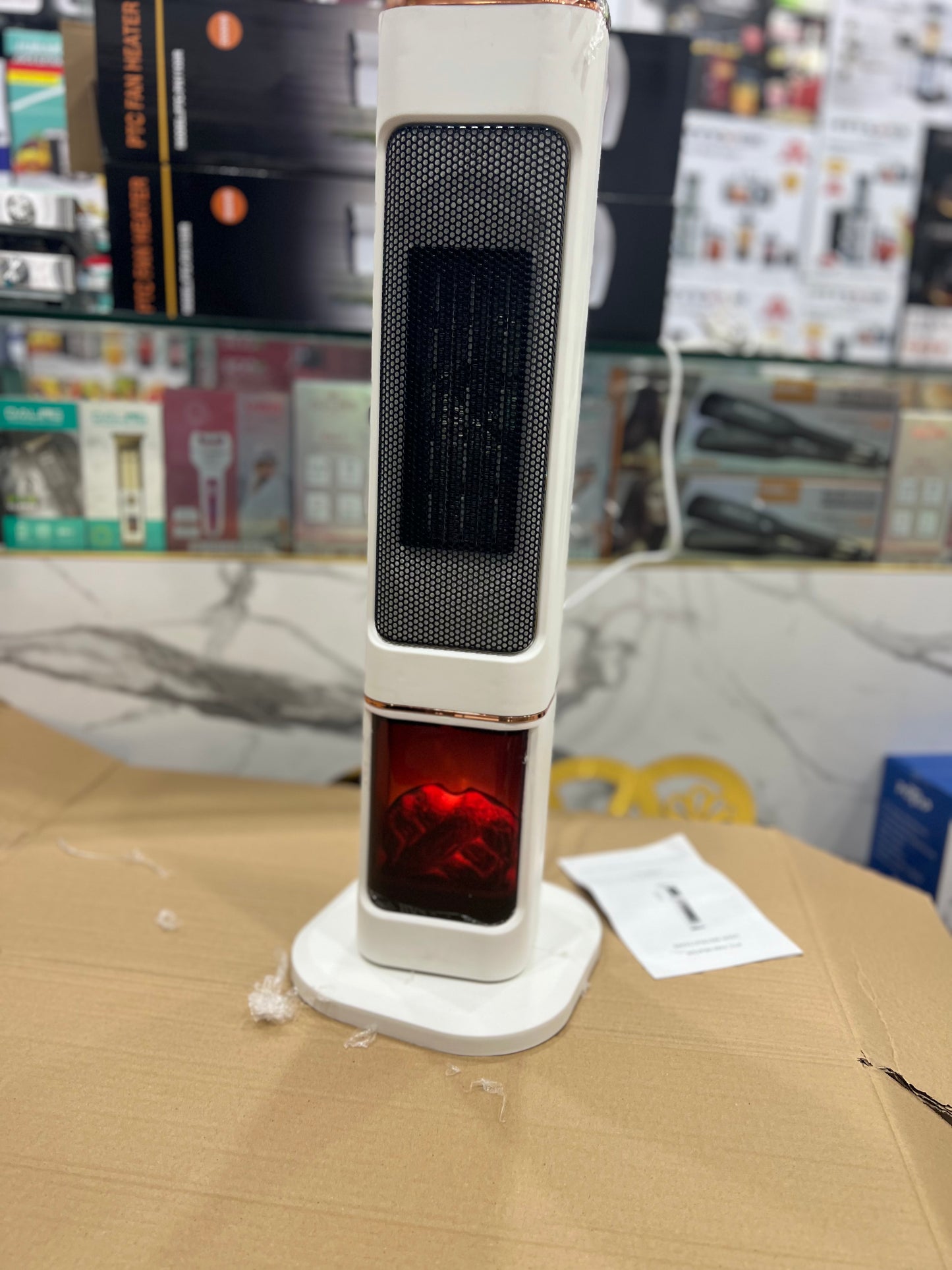 Lott imported Ceramic Heater . Flame design . High Quality 2000W