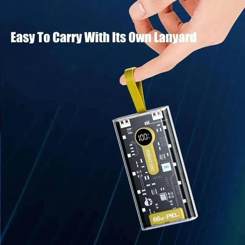 20000mah Power Bank 66W Super Fast Charging PD Power bank with Night Light.