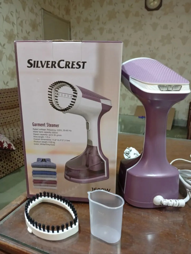 New handheld silver crest 1600 watts steam iron with 300 ml water tank Large capacity