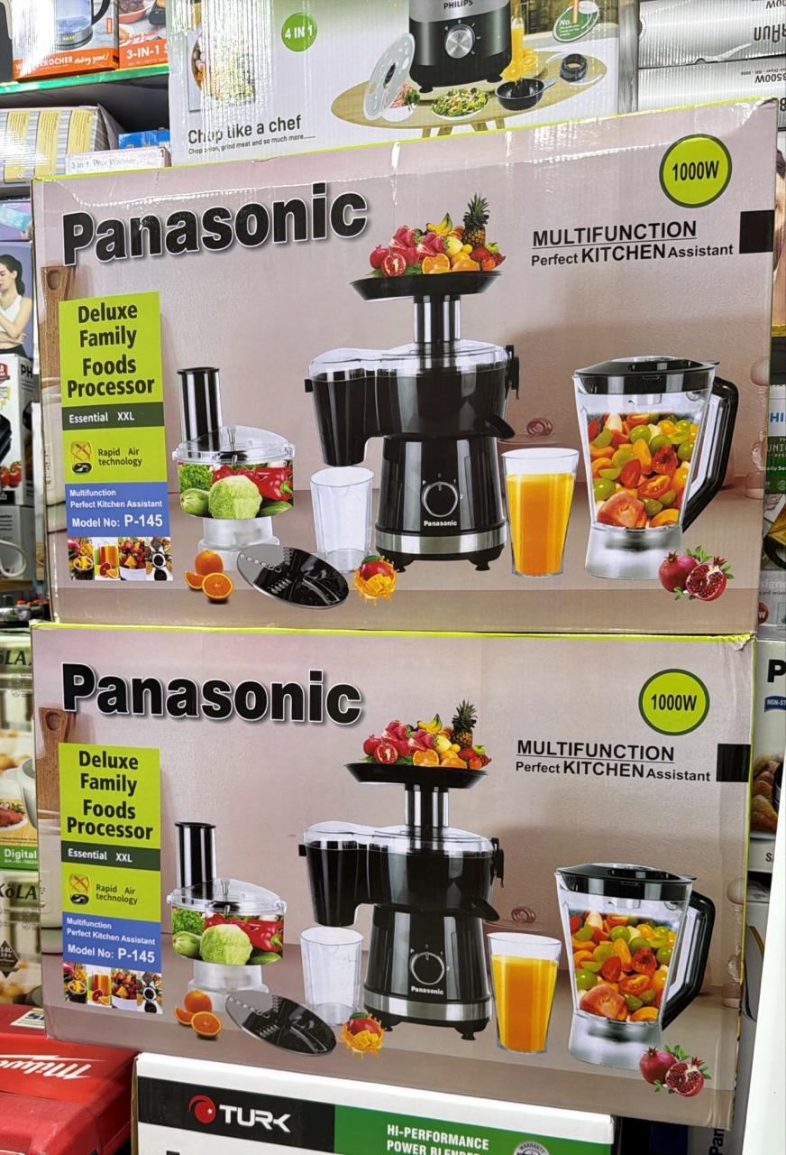 Panasonic High Quality 1000W Powerfull 8 in 1 Food Factory Processor model p-145