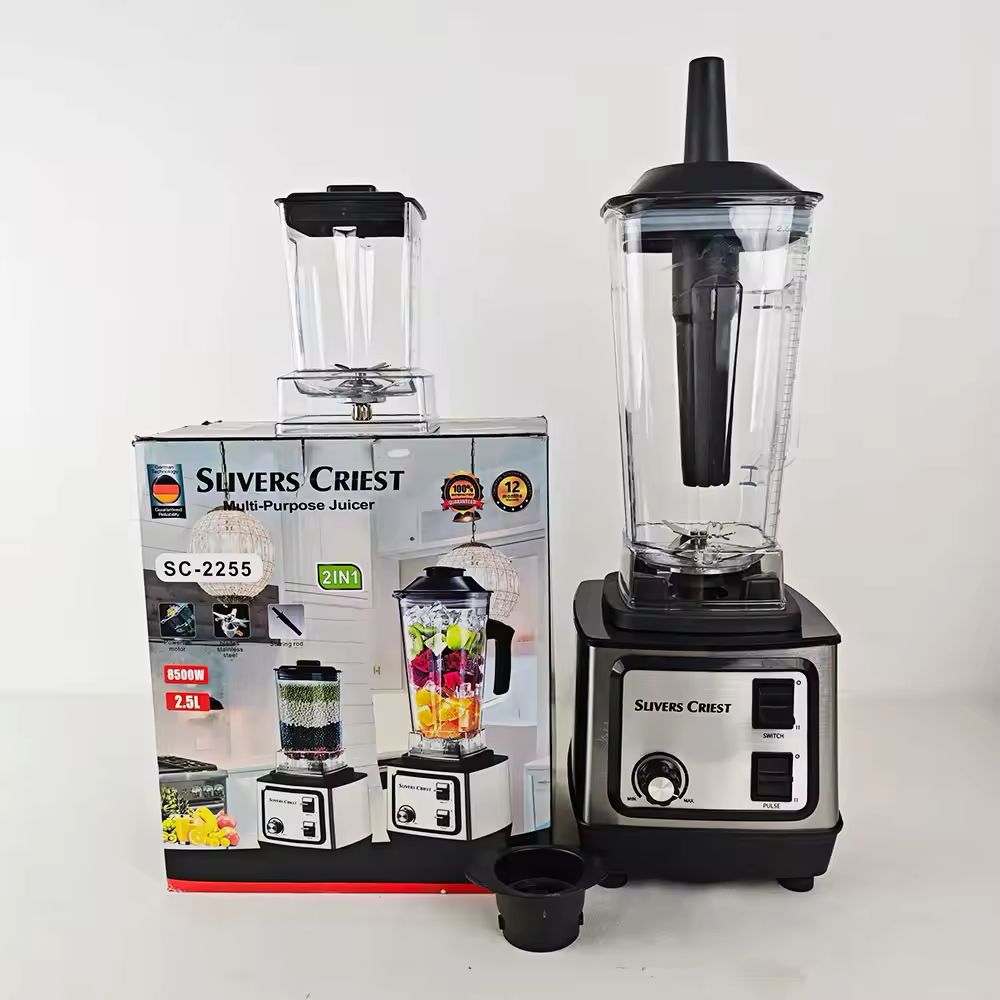 SC-1589-A professional 2 in 1  juicer and mixer / Silver crest , Commercial Food Processor(OFF WHITE )