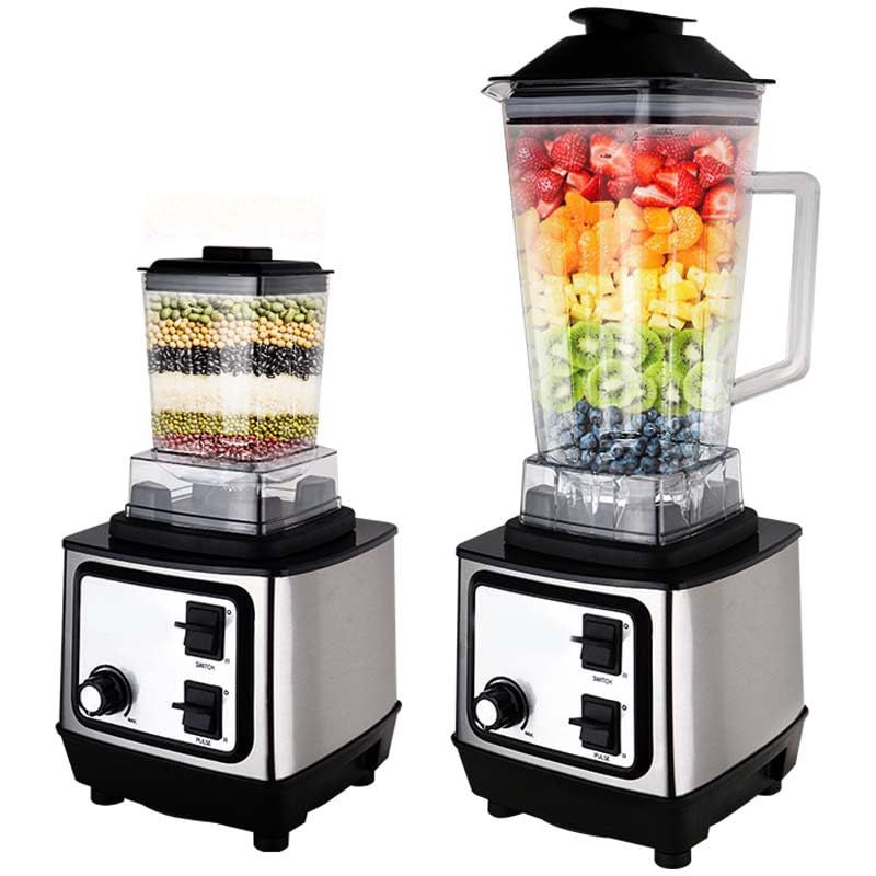 SC-1589-A professional 2 in 1  juicer and mixer / Silver crest , Commercial Food Processor(OFF WHITE )