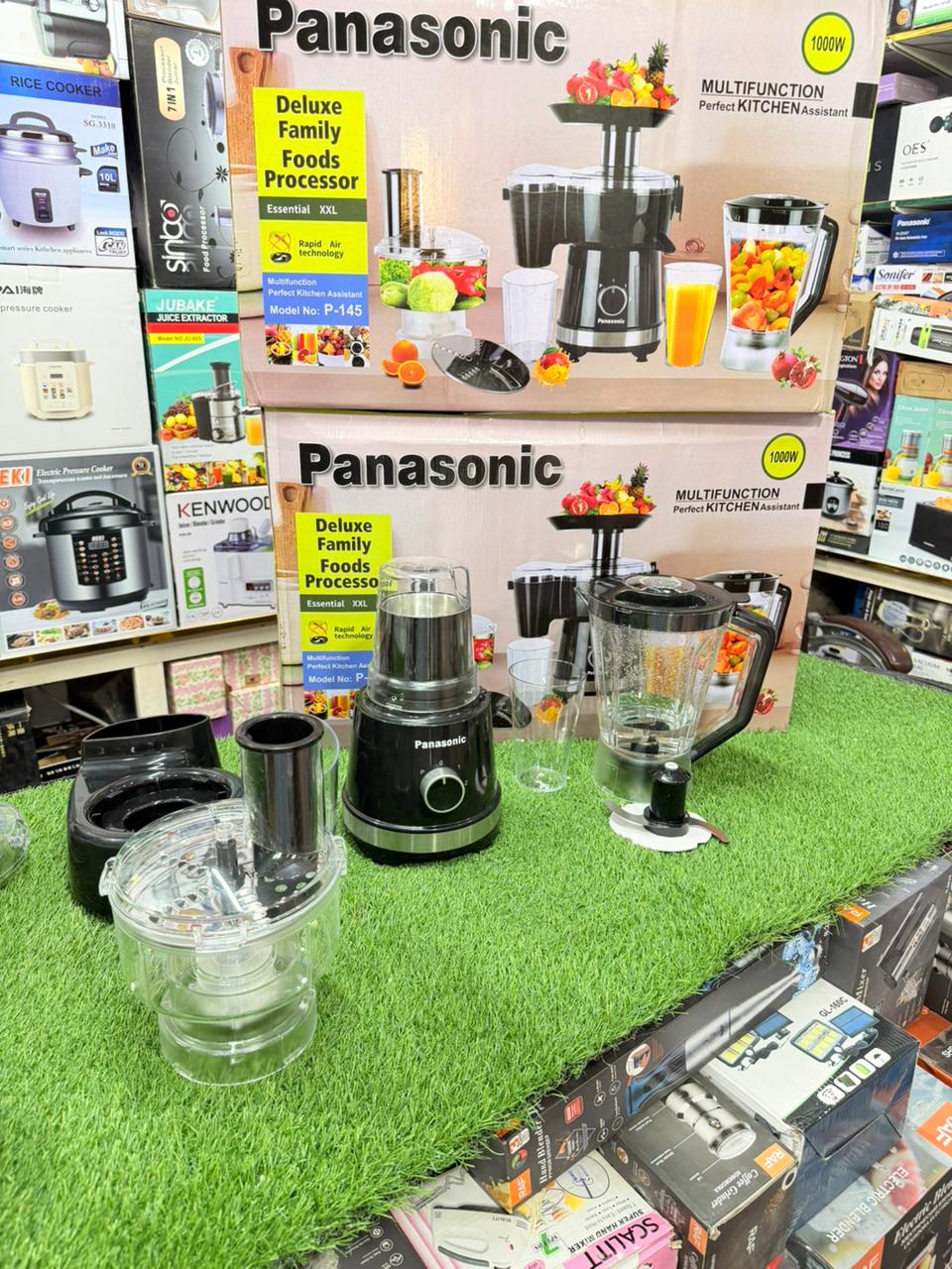 Panasonic High Quality 1000W Powerfull 8 in 1 Food Factory Processor model p-145