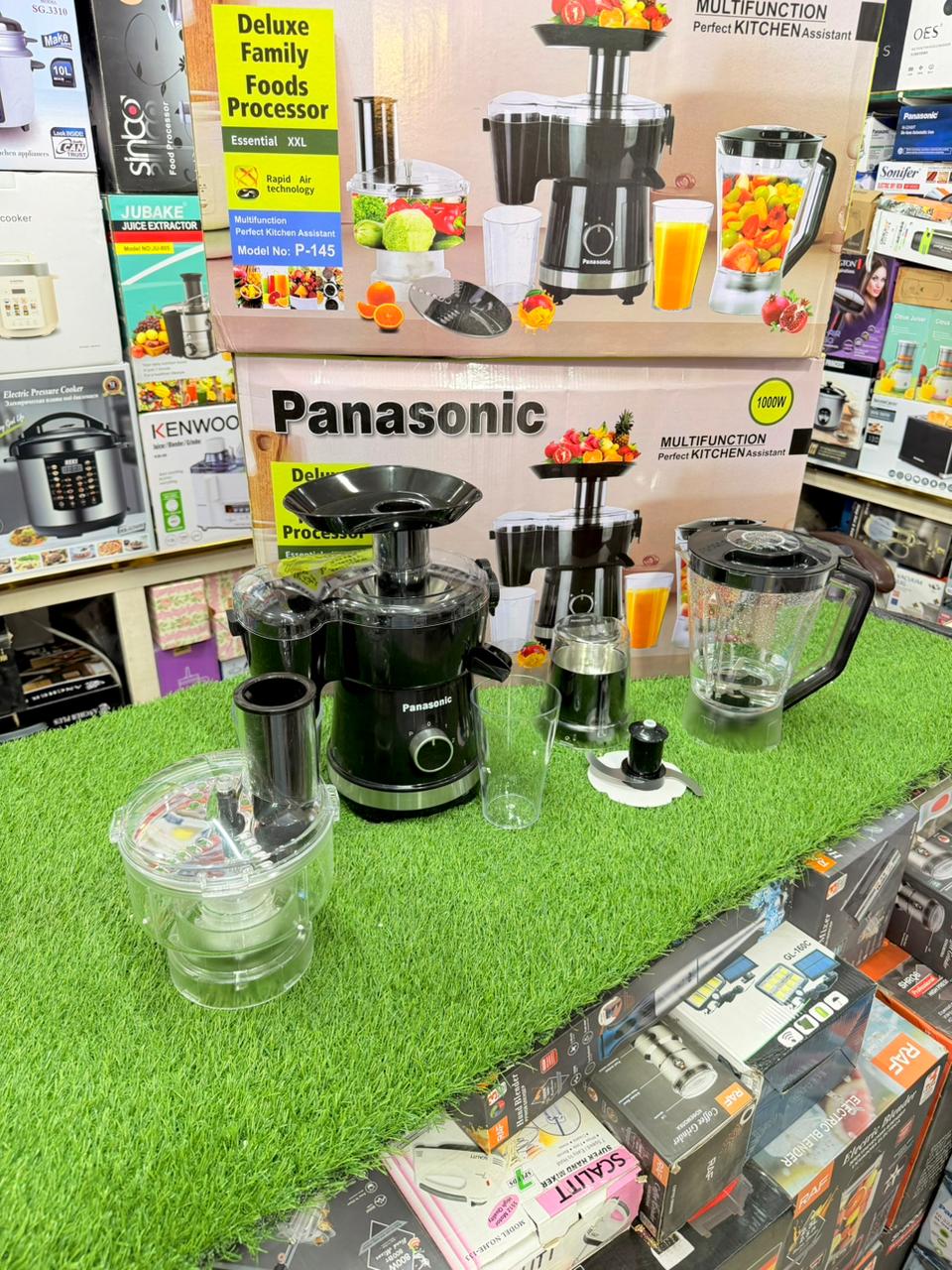 Panasonic High Quality 1000W Powerfull 8 in 1 Food Factory Processor model p-145