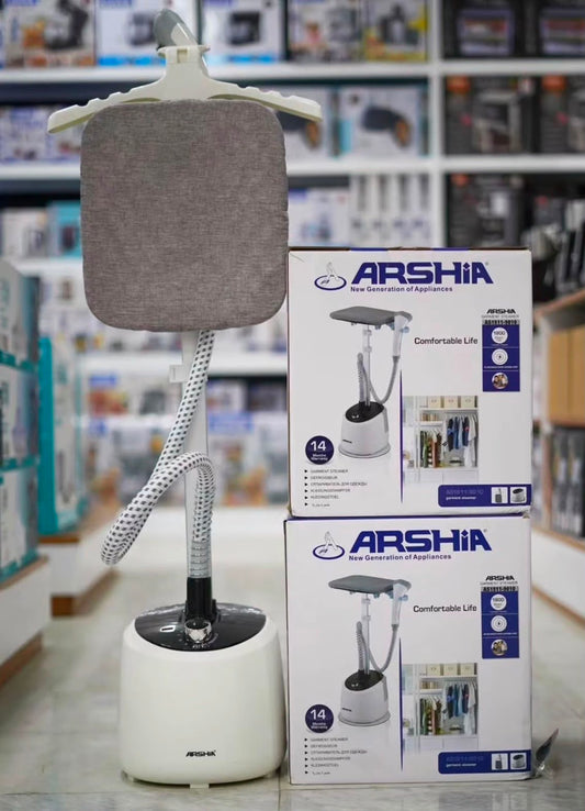 ARSHIA Clothes and Garment Steamer 2200W High Power Fabric Steamer with Foot Control & Wheels