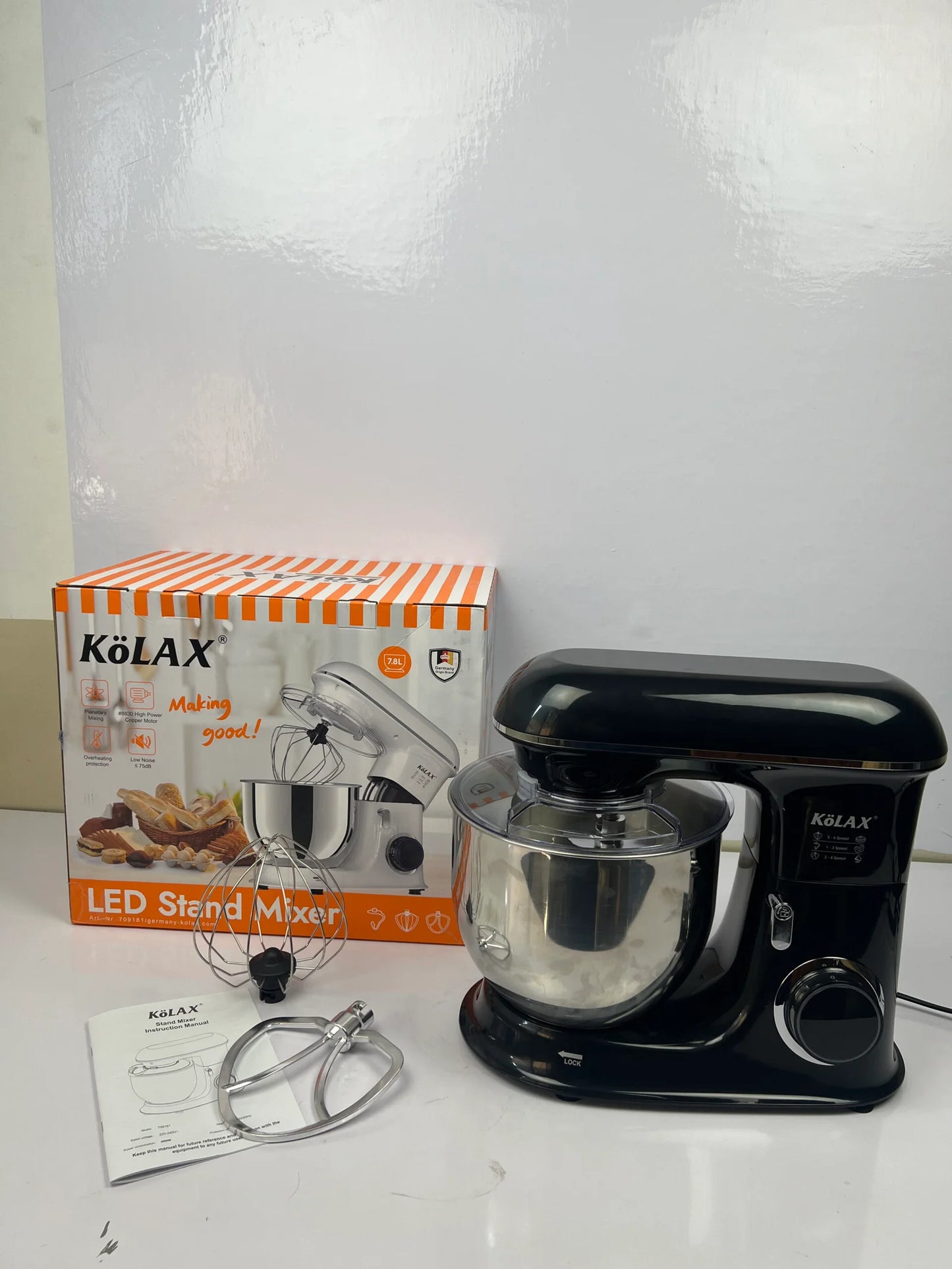 New KOLEX STAND MIXER Dough Maker / atta machine 7.8 litter large capacity 2000 Watts